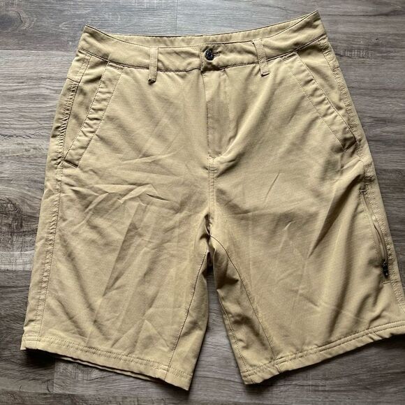 Gerry Mens Khaki Golf Dress Shorts 30 - Picture 1 of 4